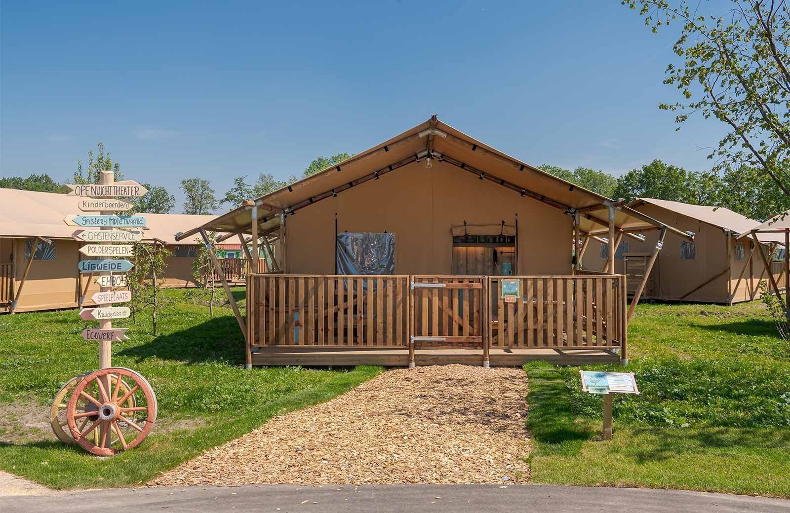 Glamperen in onze luxe Avonturententen!